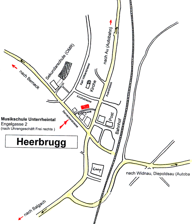 Anfahrtsskizze Übersicht